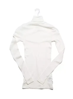 BURGS Agnes Jersey Roll Neck Top 18 -Cheap Zest Garb Store tuc143327756 White R Z005A