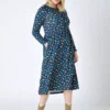 BURGS Hannafore Jersey Midi 18 -Cheap Zest Garb Store tuc143329225 Navy R Z004A