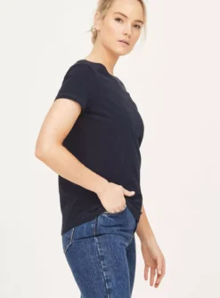 THOUGHT Fairtrade Organic Cotton Tee 10 8 THOUGHT Fairtrade Organic Cotton Tee 10 -Cheap Zest Garb Store tuc143332301 Navy R Z003A