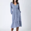 BURGS Harpford Wrap Jersey Dress 10 2 BURGS Harpford Wrap Jersey Dress 10 -Cheap Zest Garb Store tuc143344521 Blue R Z001A