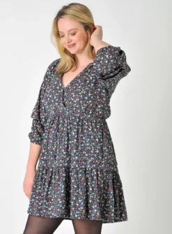 BURGS Carleen Short Wrap Dress 18 12 BURGS Carleen Short Wrap Dress 18 -Cheap Zest Garb Store tuc143347941 Navy R Z004A