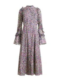 FRENCH CONNECTION Alezzia Ely Jacquard Mix Dress 6