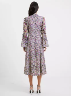 FRENCH CONNECTION Alezzia Ely Jacquard Mix Dress 16 -Cheap Zest Garb Store tuc143360417 Green R Z004A