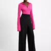 FRENCH CONNECTION Echo Crepe Full Length Trouser 18 -Cheap Zest Garb Store tuc143406331 Black R Z002A