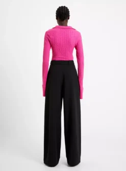 FRENCH CONNECTION Echo Crepe Full Length Trouser 18 9 FRENCH CONNECTION Echo Crepe Full Length Trouser 18 -Cheap Zest Garb Store tuc143406331 Black R Z004A