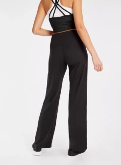 Active Black Wide Leg Yoga Pants L -Cheap Zest Garb Store tuc143410656 Black R Z004A