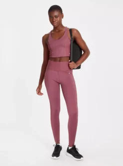 Active Plum Ribbed Panel Coord Crop Top XL -Cheap Zest Garb Store tuc143418148 Plum R Z002A 1