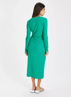 Green Tie Detail Jersey Dress 20 9 Green Tie Detail Jersey Dress 20 -Cheap Zest Garb Store tuc143423916 Green R Z004A