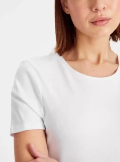 White Slim Fit T-Shirt 18 7 White Slim Fit T-Shirt 18 -Cheap Zest Garb Store tuc143455310 White R Z003A