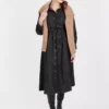 Black Denim Button-Through Midi Dress 14 1 Black Denim Button-Through Midi Dress 14 -Cheap Zest Garb Store tuc143470464 Black R Z002A