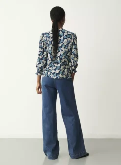 FINERY Cathy Top 16 -Cheap Zest Garb Store tuc143490650 Blue R Z004A