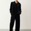 FINERY Zadie Velvet Trouser 10 -Cheap Zest Garb Store tuc143502905 Black R Z001A