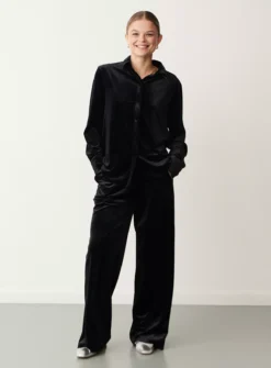 FINERY Zadie Velvet Trouser 10