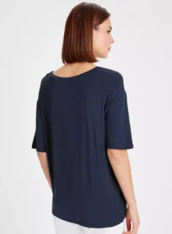 Navy Merci Beaucoup Graphic T-Shirt 16 -Cheap Zest Garb Store tuc143560718 Navy R Z004A