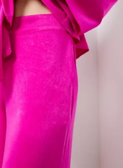 For All The Love Pink Satin Wide Leg Co-ord Trouser 18 -Cheap Zest Garb Store tuc143612881 Pink R Z002A