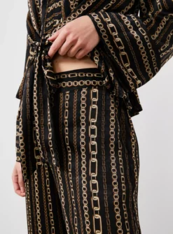 For All The Love Printed Satin Wide Leg Co-ord Trouser 6 -Cheap Zest Garb Store tuc143613197 Multi20Coloured R Z002A