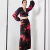 For All The Love Printed Satin Wide Leg Co-ord Trouser 16 -Cheap Zest Garb Store tuc143651855 Multi20Coloured R Z004A