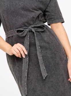 Charcoal Washed Belted T-Shirt Dress XL 8 Charcoal Washed Belted T-Shirt Dress XL -Cheap Zest Garb Store tuc143682205 Charcoal R Z003A