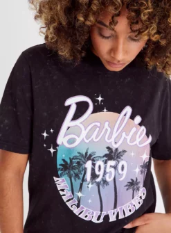 Barbie Grey Oversized Fit Graphic T-Shirt XL -Cheap Zest Garb Store tuc143683638 Charcoal R Z003A