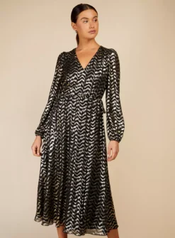 VOGUE WILLIAMS Black Foil Midaxi 18 13 VOGUE WILLIAMS Black Foil Midaxi 18 -Cheap Zest Garb Store tuc143711361 Black R Z002A