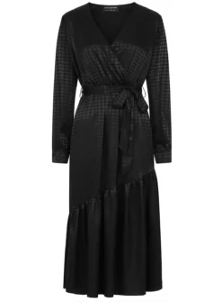 VOGUE WILLIAMS Houndstooth Midaxi 8 -Cheap Zest Garb Store tuc143711555 Black R Z003A