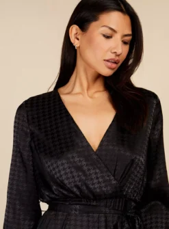 VOGUE WILLIAMS Houndstooth Midaxi 8 -Cheap Zest Garb Store tuc143711555 Black R Z005A