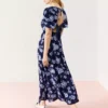 EVERBELLE Trio Floral Morocain Back Bow Dress 22 2 EVERBELLE Trio Floral Morocain Back Bow Dress 22 -Cheap Zest Garb Store tuc143739937 Multi20Coloured R Z001A