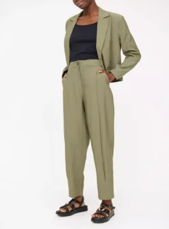 Green Barrel Leg Trousers18S