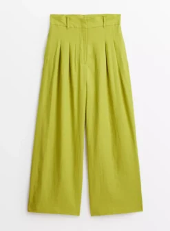 Pear Ultra Wide Leg Linen Trousers 16R