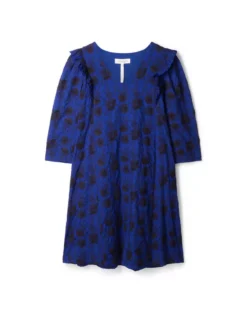 THOUGHT Simone Organic Cotton Broderie Shift Dress 12 -Cheap Zest Garb Store tuc143791284 Dark20Blue R Z006A