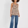 Nude Animal Print Scoop Vest Top24 2 Nude Animal Print Scoop Vest Top24 -Cheap Zest Garb Store tuc143795437 Multi20Coloured R Z002A
