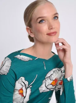 BURGS Carey Long Sleeve Jersey Top 12 -Cheap Zest Garb Store tuc143797037 Green R Z003A