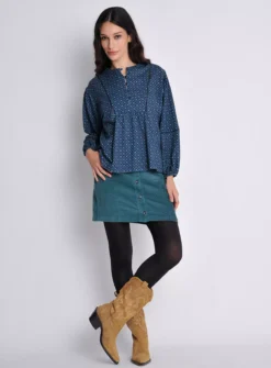 BURGS Penpethy Jersey Top With Ladder Trim 18 -Cheap Zest Garb Store tuc143798380 Navy R Z004A 1