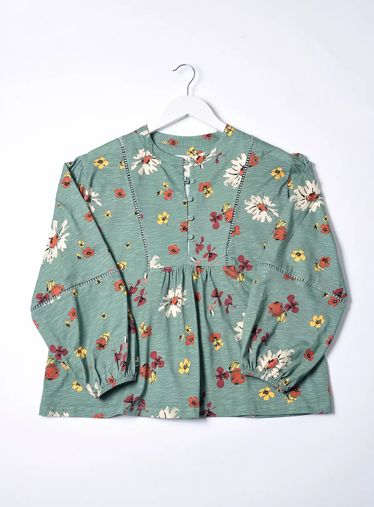 BURGS Penpethy Jersey Top With Ladder Trim 14 6 BURGS Penpethy Jersey Top With Ladder Trim 14 - Image 4