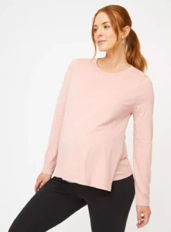MATERNITY Nursing Plain Long Sleeve Top 2 Pack 12