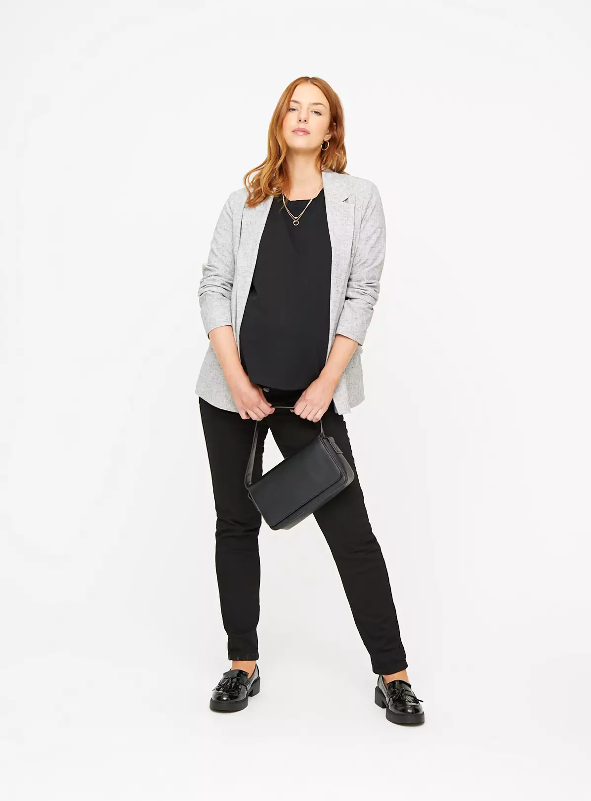 MATERNITY Nursing Plain Short Sleeve T-Shirt 2 Pack 12 5 MATERNITY Nursing Plain Short Sleeve T-Shirt 2 Pack 12 - Image 3