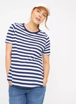 MATERNITY Nursing Navy Stripe Short Sleeve T-Shirt 2 Pack22 -Cheap Zest Garb Store tuc143836340 Multi20Coloured R Z002A