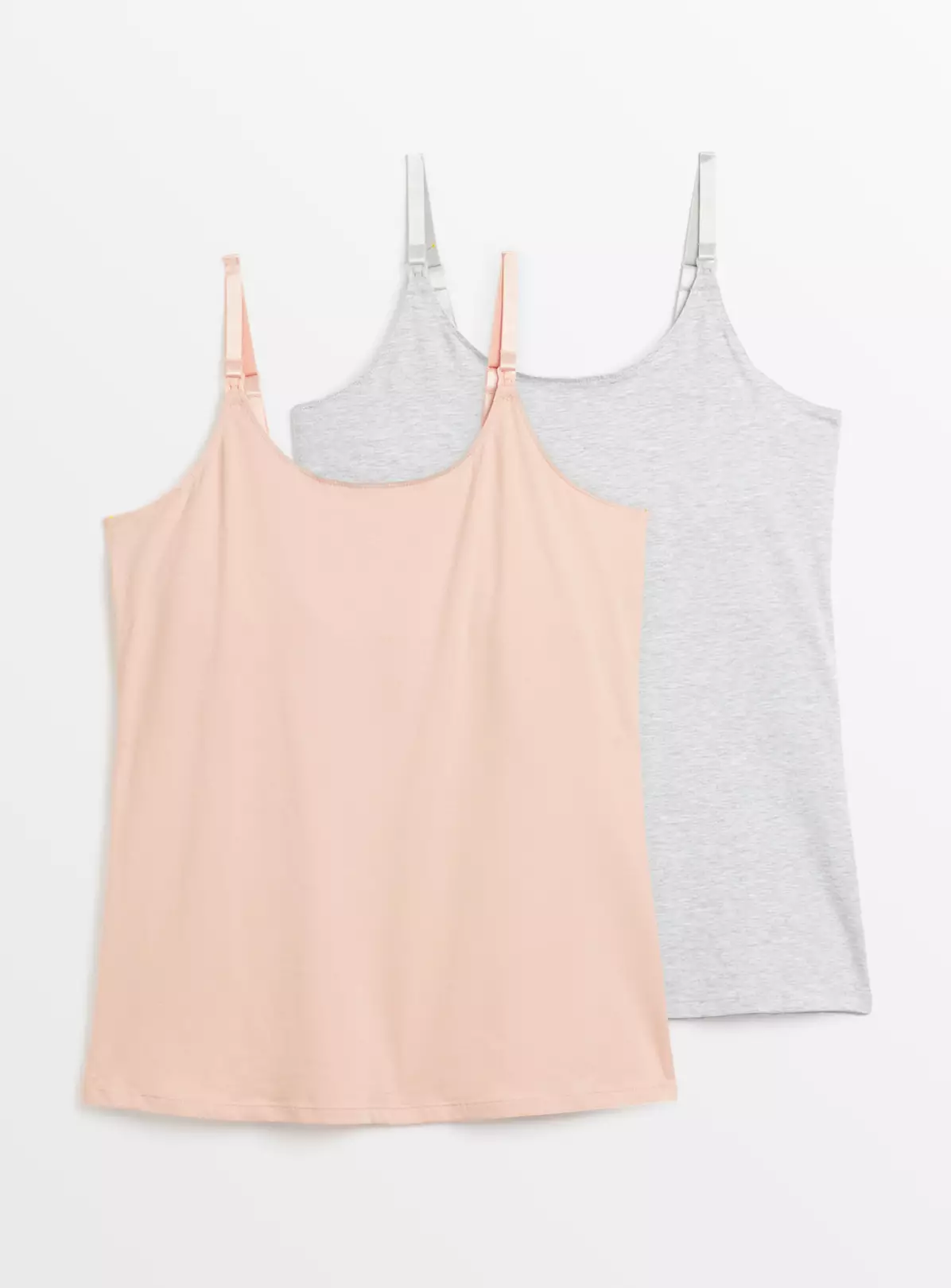 MATERNITY Nursing Plain Cami Top 2 Pack 16 6 MATERNITY Nursing Plain Cami Top 2 Pack 16 - Image 4