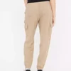 Stone Linen Blend Utility Tapered Trousers20 -Cheap Zest Garb Store tuc143839031 Stone R Z004A