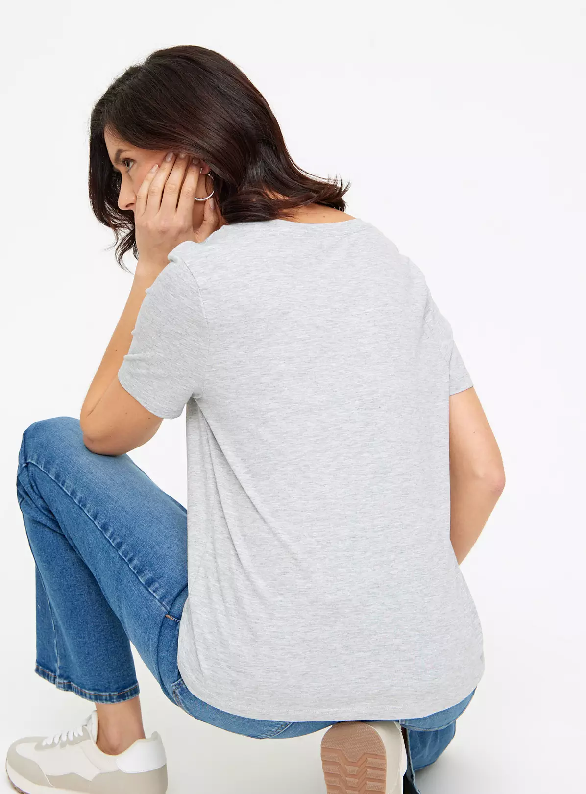 Grey Marl Cannes Graphic Print T-Shirt 18 3 Grey Marl Cannes Graphic Print T-Shirt 18