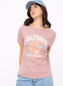 Pink California Graphic Regular-Fit T-Shirt 20