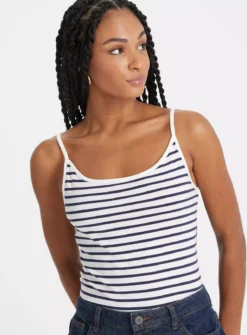 Plain & Stripe Cami Vest Tops 3 Pack 22 -Cheap Zest Garb Store tuc143900153 Multi20Coloured R Z002A