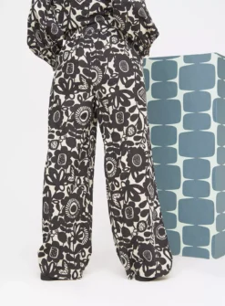 Tu X Scion Monochrome Kukkia Wide Leg Trousers 18 -Cheap Zest Garb Store tuc143917650 Mono R Z004A