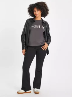 Charcoal LA Graphic T-Shirt 22 -Cheap Zest Garb Store tuc143964026 Charcoal R Z002A