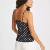 Plain & Polka Dot Cami Vest Tops 5 Pack 22 -Cheap Zest Garb Store tuc143965387 Multi20Coloured R Z004A