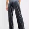 Grey Velvet Wide Leg Coord Trousers 16 -Cheap Zest Garb Store tuc143988597 Grey R Z004A