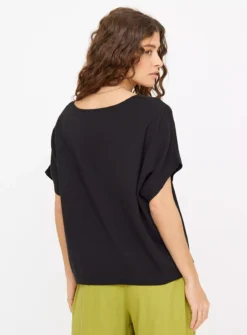 Black Soft Touch V Neck T-Shirt 16 -Cheap Zest Garb Store tuc144014639 Black R Z004A