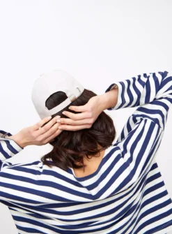 Navy Stripe Oversized Long Sleeve Top 12 -Cheap Zest Garb Store tuc144026091 Navy R Z003A