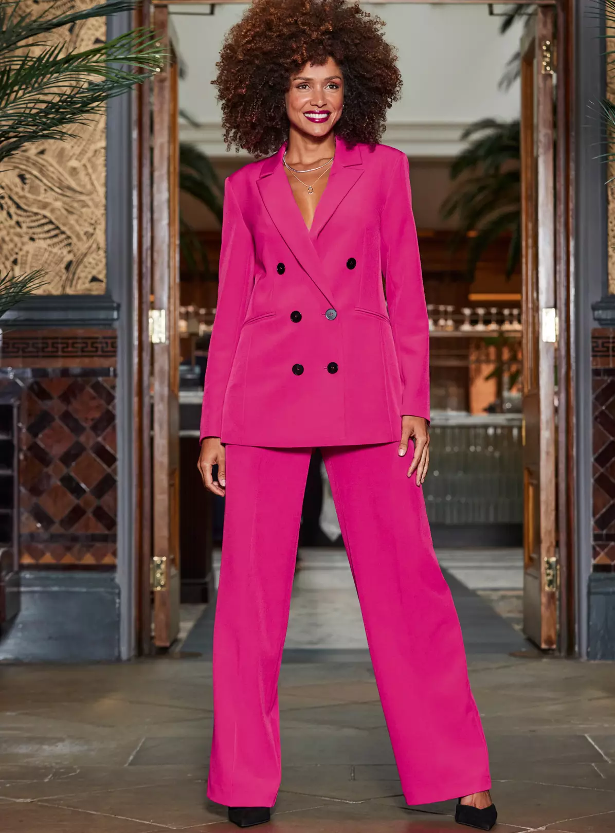 SOSANDAR Wide Leg Tuxedo Trouser 16 5 SOSANDAR Wide Leg Tuxedo Trouser 16 - Image 3