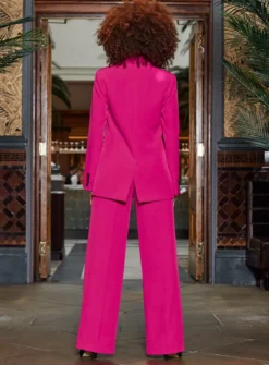 SOSANDAR Wide Leg Tuxedo Trouser 16 11 SOSANDAR Wide Leg Tuxedo Trouser 16 -Cheap Zest Garb Store tuc144029267 Pink R Z003A